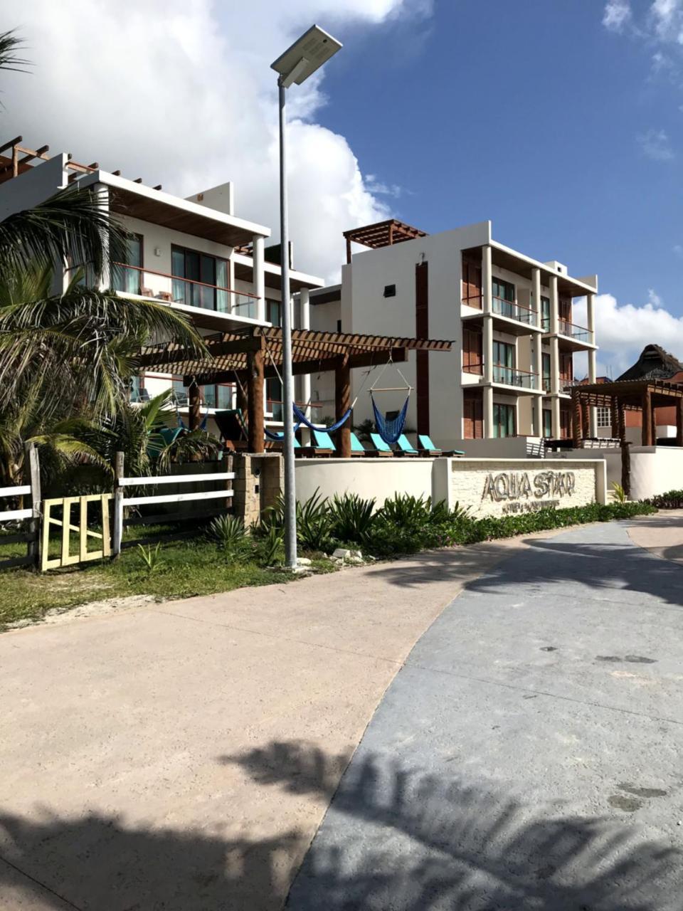 Aquastar Hotel & Apartments Mahahual Exterior photo